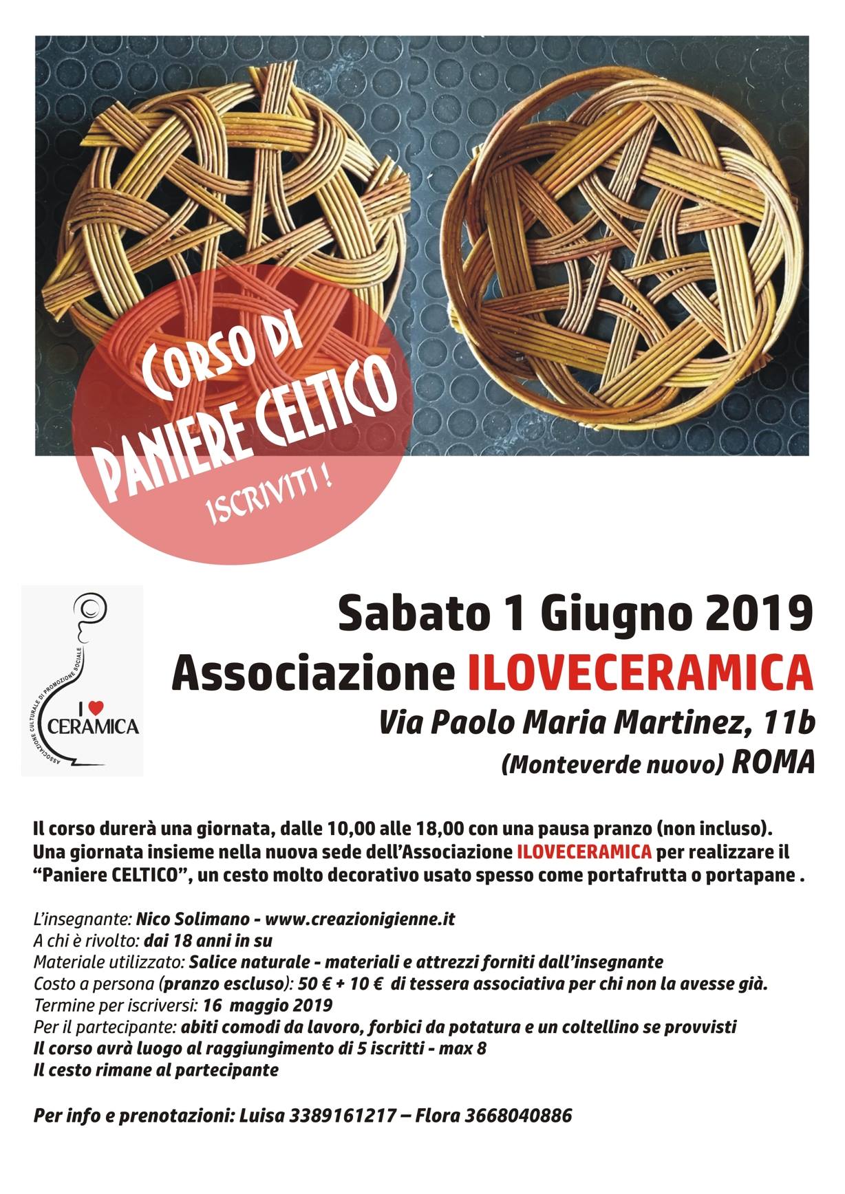 Workshop di cesteria: il paniere celtico